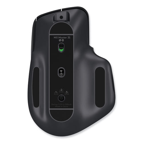 Logitech - MX Master 3S Performance Wireless Mouse, 2.4 GHz Frequency/32 ft Wireless Range, Right Hand Use, Black