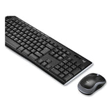 Logitech - Wireless Combo MK270, 2.4 GHz Frequency/33 ft Wireless Range, Black