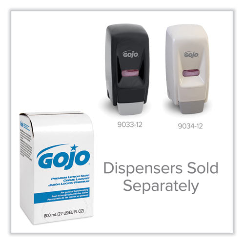 Gojo - Premium Lotion Soap Refill, Waterfall Scent, 800 mL, 12/Carton