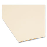Smead - 100% Recycled Manila Top Tab File Folders, 1/3-Cut Tabs: Assorted, Letter Size, 0.75" Expansion, Manila, 100/Box