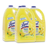 Lysol - Clean and Fresh Multi-Surface Disinfectant Cleaner, Sparkling Lemon and Sunflower Essence, 144 oz Bottle