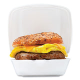 Dart - Foam Hinged Lid Containers, 6 x 5.78 x 3, White, 500/Carton