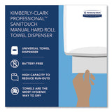 Kimberly-Clark - Sanitouch Hard Roll Towel Disp, 12.63 x 10.2 x 16.13, Smoke