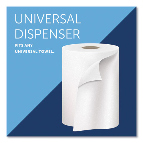Kimberly-Clark - Sanitouch Hard Roll Towel Dispenser, 12.63 x 10.2 x 16.13, White
