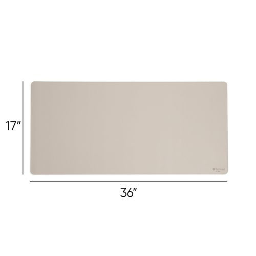 Smead - Vegan Leather Desk Pads, 36 x 17, SandStone