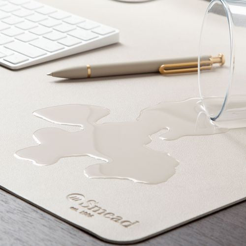 Smead - Vegan Leather Desk Pads, 36 x 17, SandStone