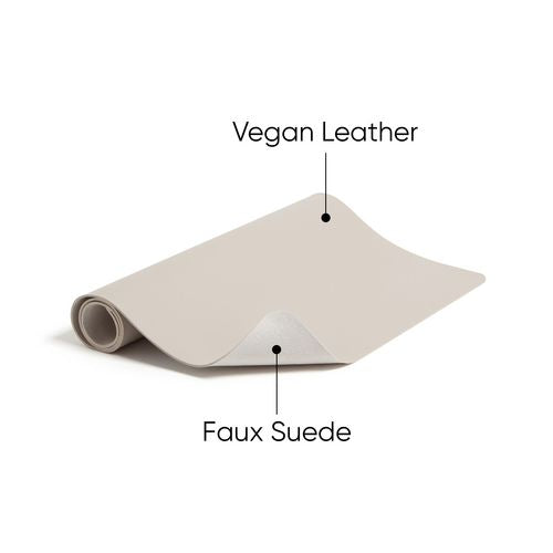 Smead - Vegan Leather Desk Pads, 36 x 17, SandStone